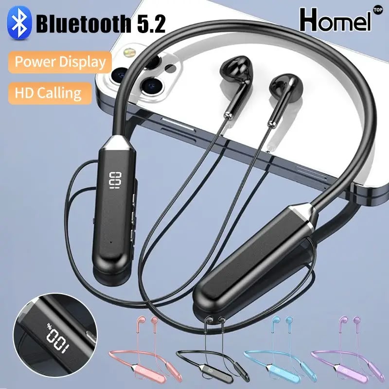 Product Name: Black Long-Lasting Battery With Fast Charge 1 Wireless Neckband