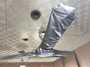 Product Name: Premium Silver Ceiling Fan Cover for Home & Office