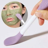 Silicone Double Head Mask Brush, Silicone Face Wash Brush, & Silicone Shampoo Brush Clean