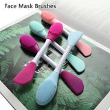 Silicone Double Head Mask Brush, Silicone Face Wash Brush, & Silicone Shampoo Brush Clean