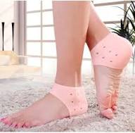 Silicone Gel Heel Pad Socks For Pain Relief And Anti Crack