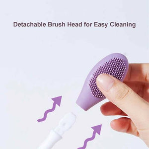 Silicone Double Head Mask Brush, Silicone Face Wash Brush, & Silicone Shampoo Brush Clean