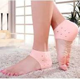 Silicone Gel Heel Pad Socks For Pain Relief And Anti Crack