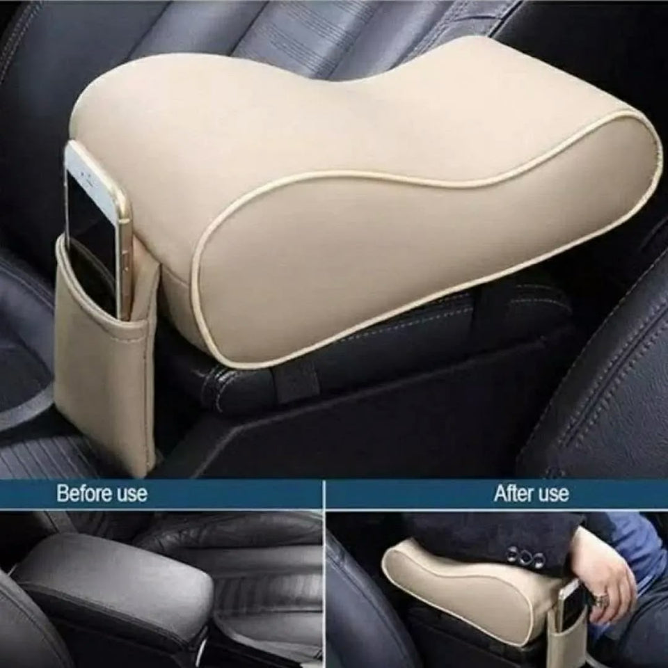Product Name: Universal Car Arm Rest Cushion Beige